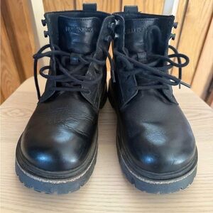 Birkenstock Black Leather Women's Boots